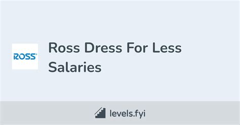 ross area supervisor salary|ross dress for less salaries.